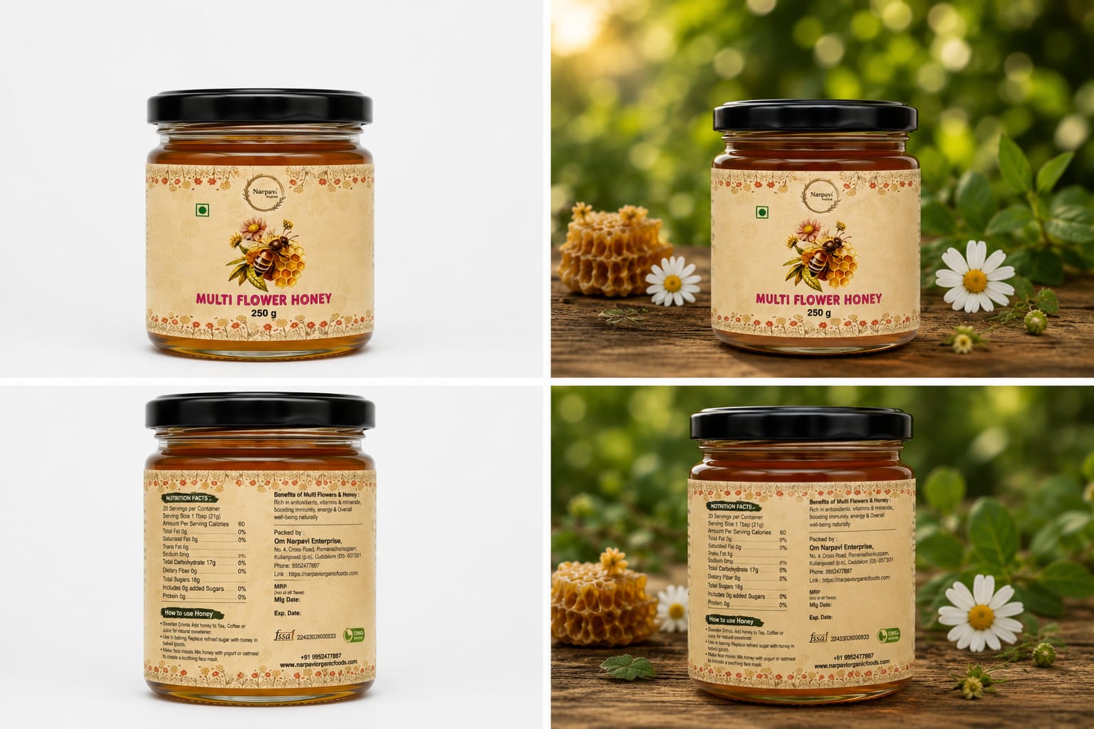 MultiFlower Honey-பலவகை மலர்களின் தேன் - Image 2