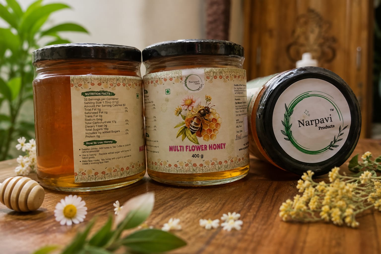MultiFlower Honey-பலவகை மலர்களின் தேன்