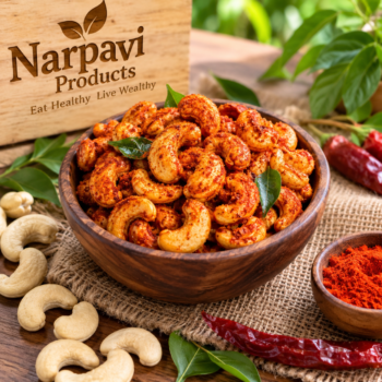 Chilli Flavoured Cashews – மிளகாய் சுவை முந்திரி