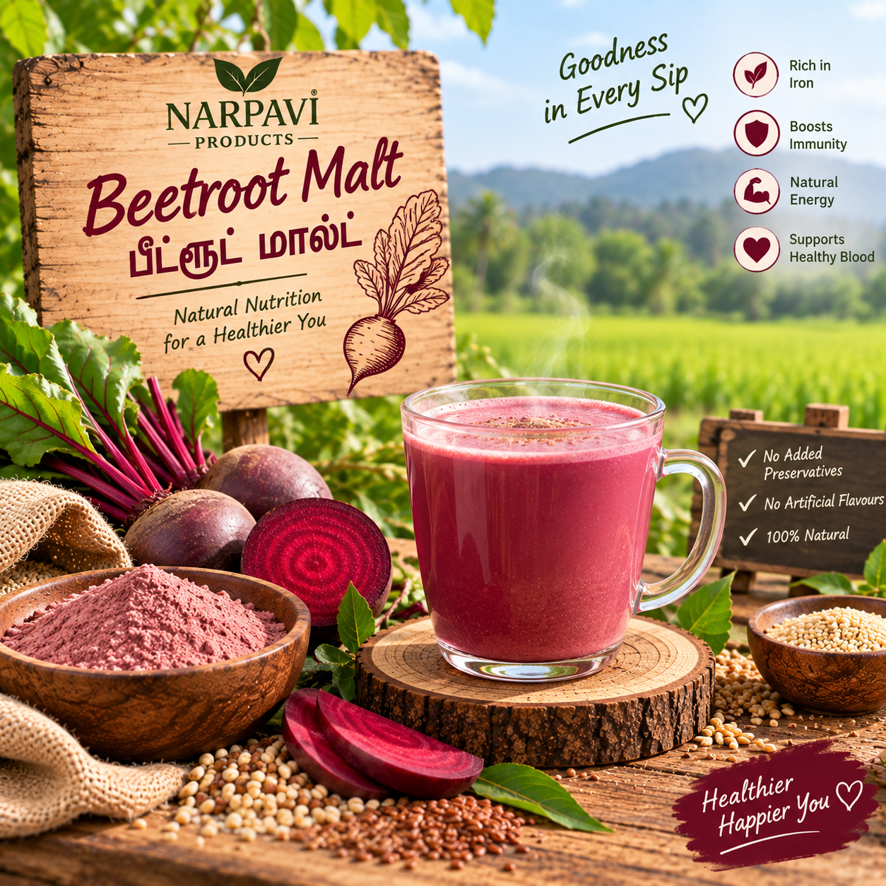 beetoroot malt